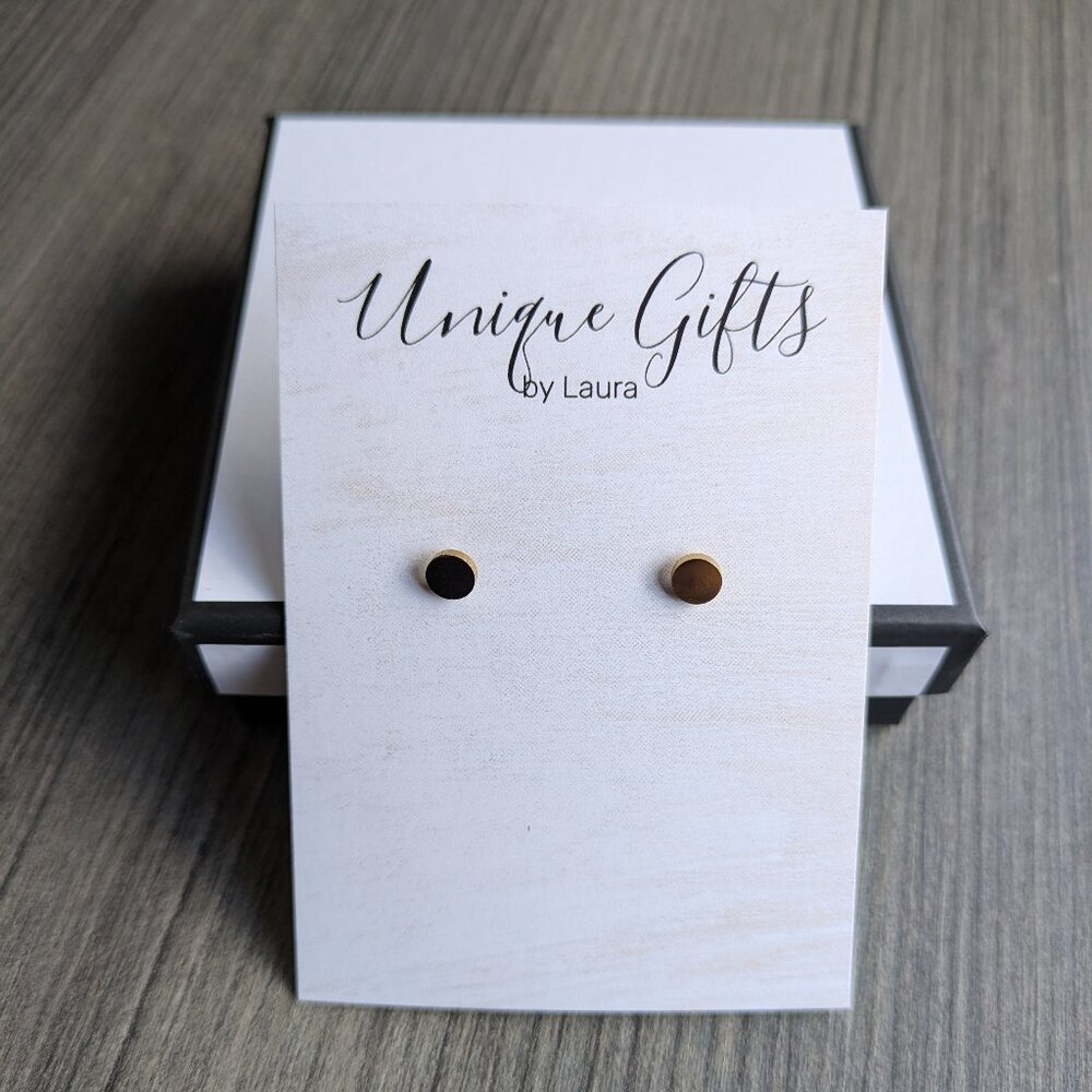 Gold Circle Studs